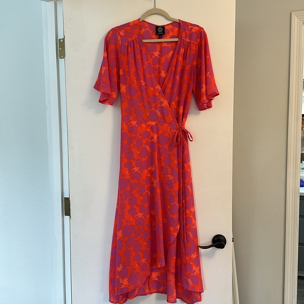 Nordstrom Bobeau Orna midi wrap dress - Picture 5 of 14